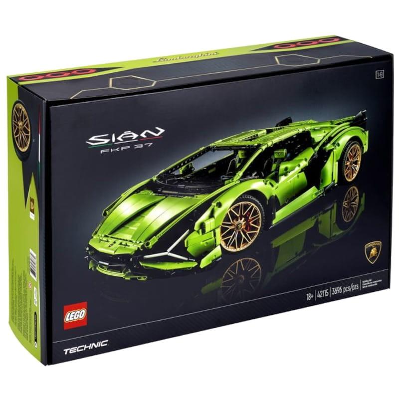LEGO Technic Lamborghini Sian FKP 37 42115 Set - Caixa frontal