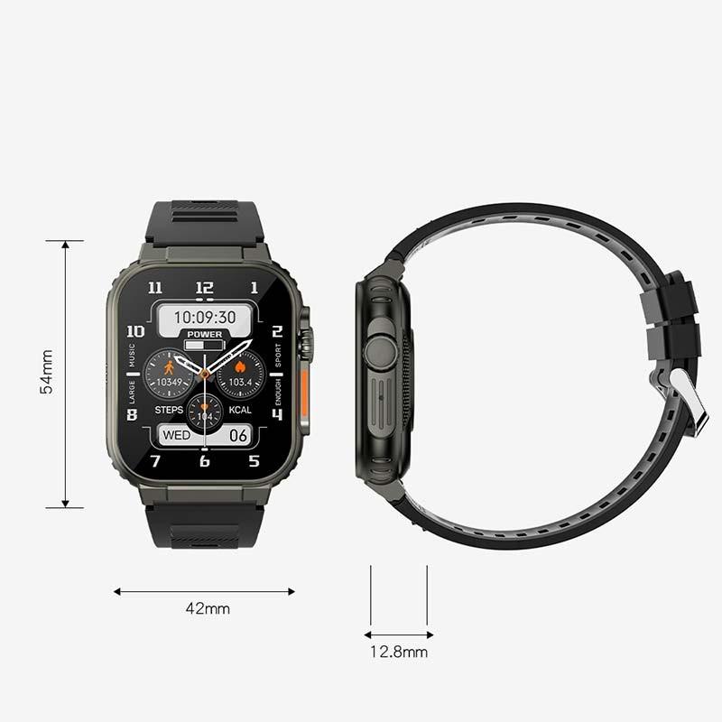 dimensões do Smart Watch LEMFO A70 Preto