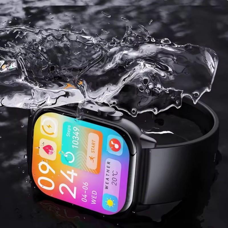 Resistente al agua de LEMFO HK95 Negro - Reloj inteligente