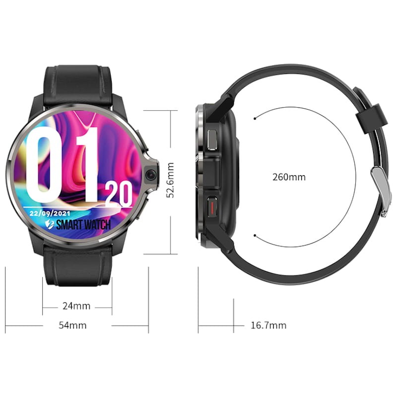 LEMFO LEMP 4Go / 64Go 4G - Dimensions