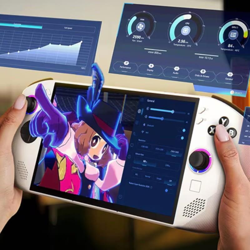 Puissant de Lenovo Legion Go S AMD Ryzen Z2 Go/16GB/512GB Blanc Glacier - Console Portable