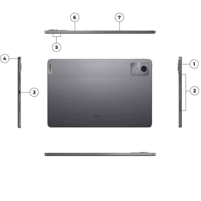Lenovo Tab M11 11 4GB/128GB Gris - Tablet ranuras y puertos