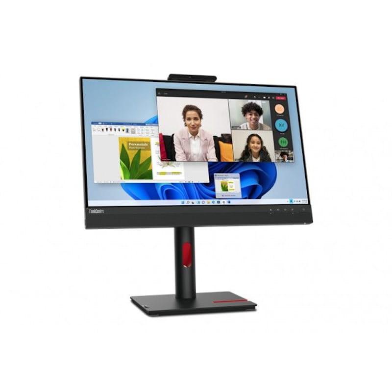 Vista lateral derecha del monitor de pc Lenovo ThinkCentre Tiny-In-One 23.8" FullHD IPS Negro