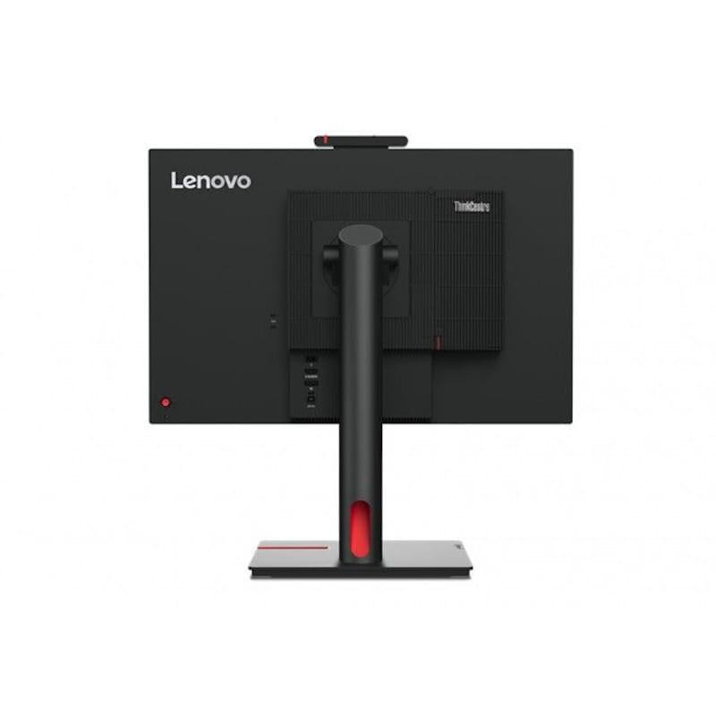 Vista frontal trasera del monitor de pc Lenovo ThinkCentre Tiny-In-One 23.8" FullHD IPS Negro
