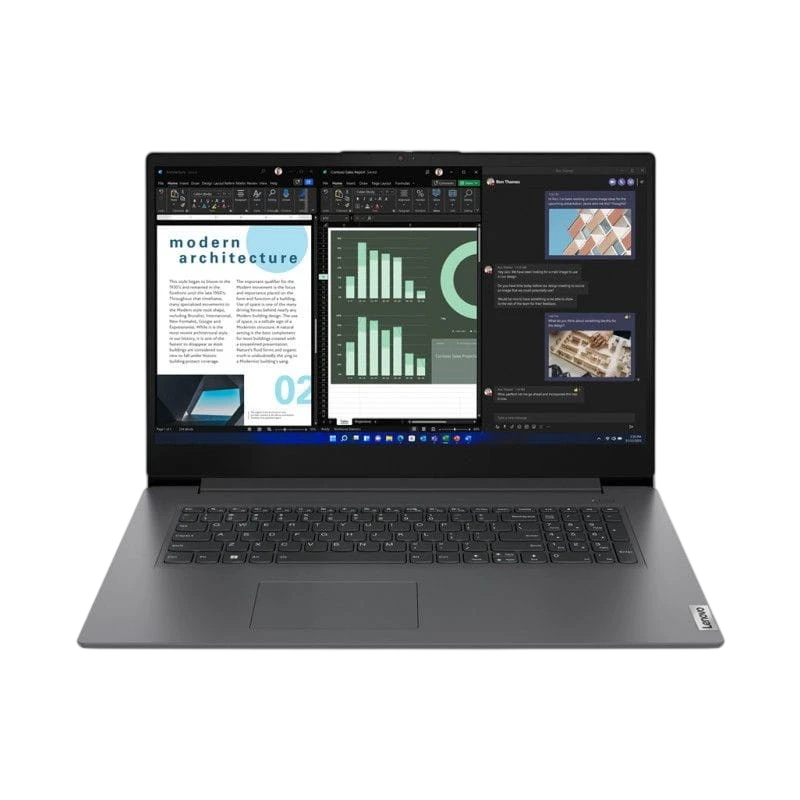Lenovo V V17 Intel Core i3-1315U/8GB/256GB/W11 - 83A2001LSP - Gris - Ordinateur portable 17.3