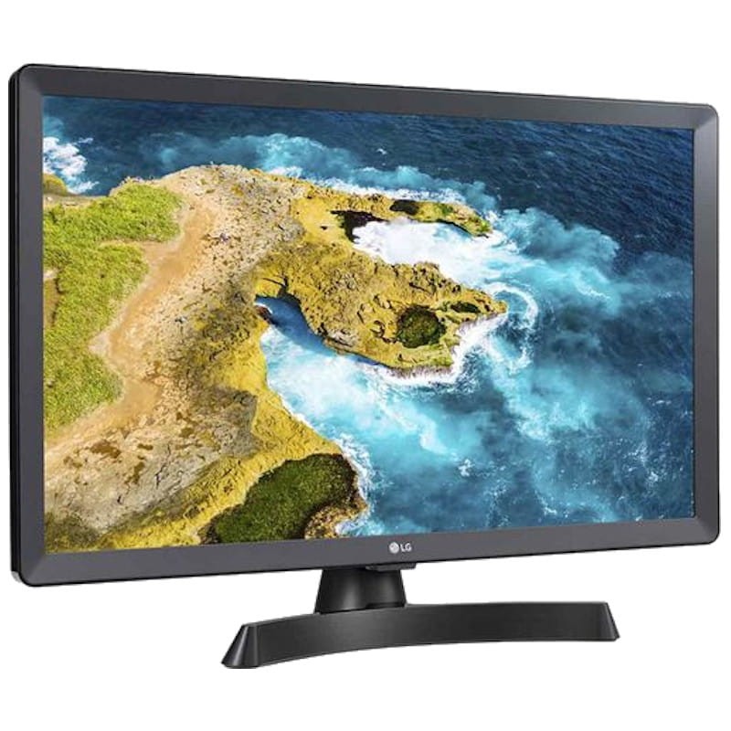 LG 24TQ510S-PZ 23.6 HD Smart TV Wifi Negro/Gris Lateral izquierdo