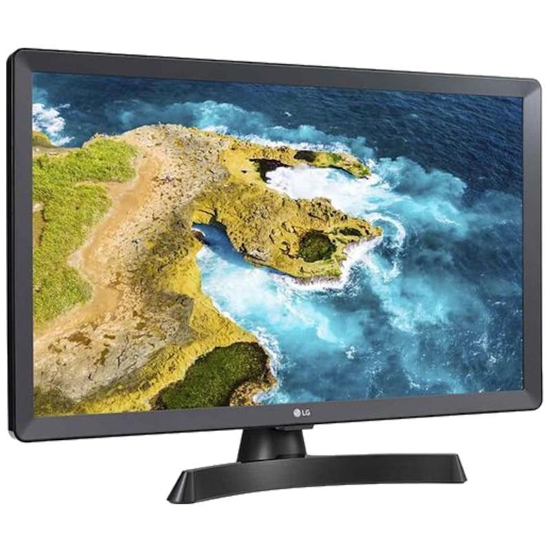 LG 24TQ510S-PZ 23.6 HD Smart TV Wifi Negro/Gris Lateral izquierdo