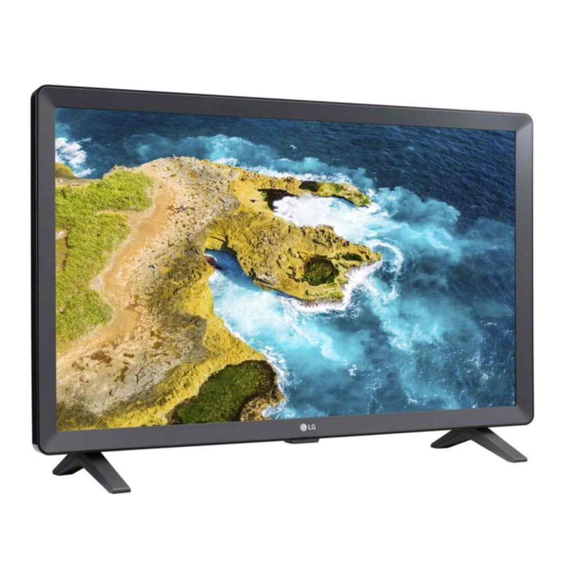 Perspectiva del Televisor LG 24" 24TQ520S-PZ.API Smart TV