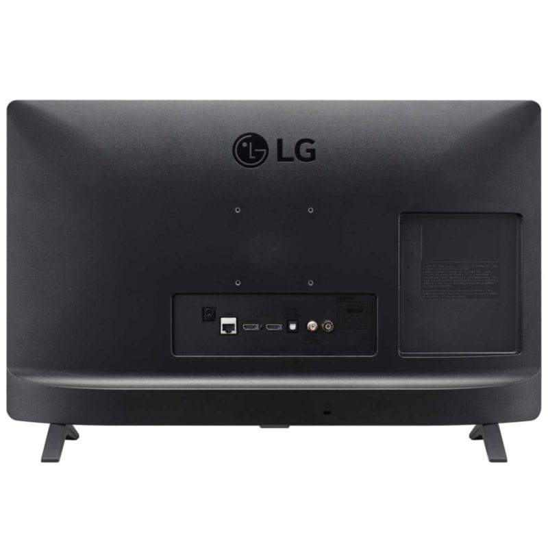 Vista frontal trasera del Televisor LG 24" 24TQ520S-PZ.API Smart TV