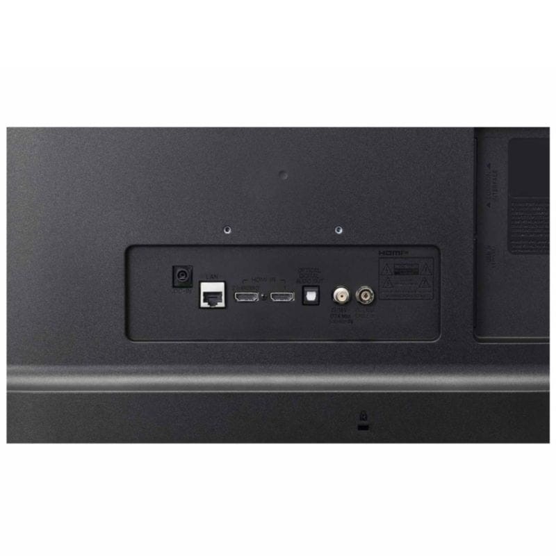 Detalle de conexiones y puertos del Televisor LG 24" 24TQ520S-PZ.API Smart TV