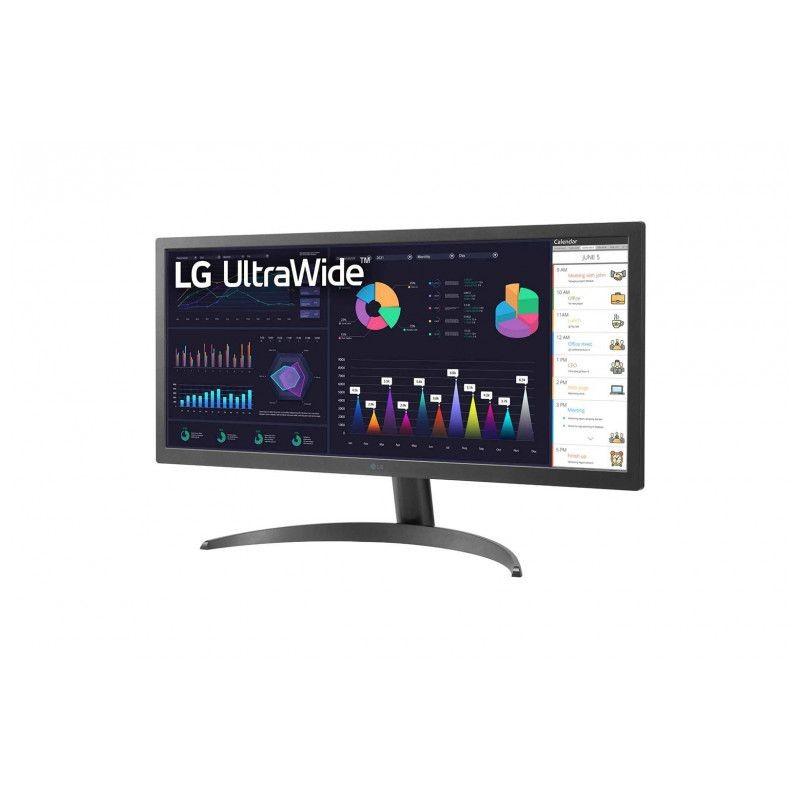 Gran pantalla de LG 26WQ500-B 25.7 4K Ultra HD IPS Ultra Wide FreeSync Negro - Monitor para PC
