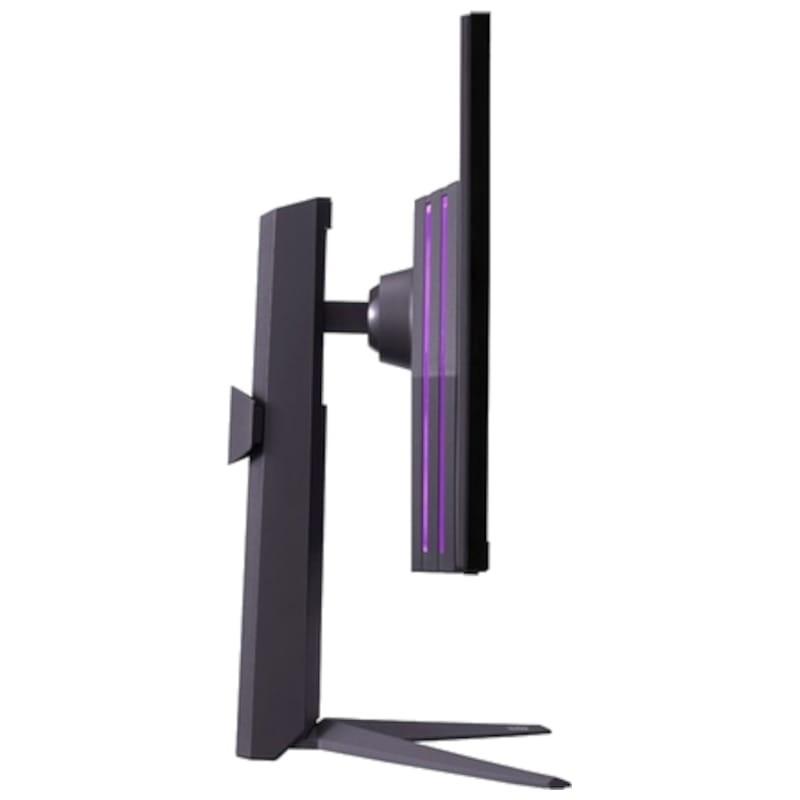 LG 27GR93U-B 27 4K UltraHD IPS 144 Hz G-Sync Negro - Monitor PC vista lateral