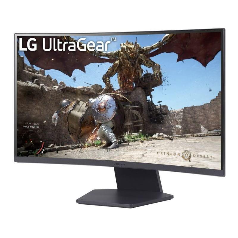 Frontale de LG 27GS60QC-B 31,5 QHD VA FreeSync Noir - Moniteur PC
