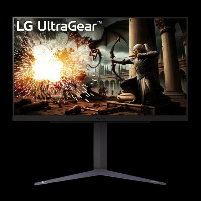 LG 27GS75Q-B 27" 2K QHD IPS 200 Hz FreeSync G-Sync Noir - Moniteur PC