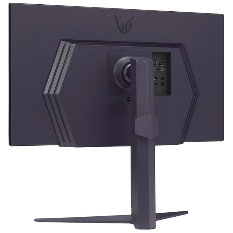 LG 27GS85Q-B 27 2K QHD IPS 200 Hz G-Sync Preto - Monitor PC Vista traseira lado direito