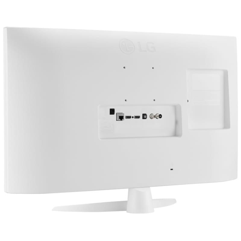 LG 27TQ615S-WZ 27 FullHD IPS WebOS Branco - Smart Monitor Vista traseira lado direito