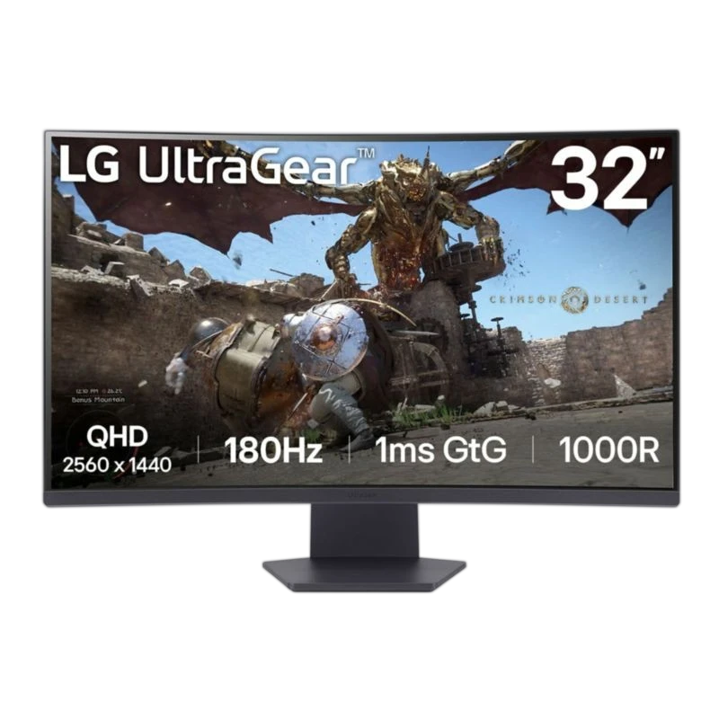 LG 32GS60QC-B 31,5 QHD VA 180 Hz Curve FreeSync Noir - Moniteur PC