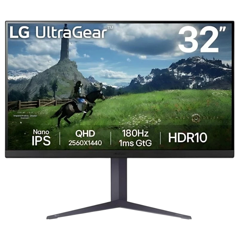 LG 32GS85Q-B 31.5 Quad HD IPS 180 Hz NVIDIA G-SYNC Preto - Monitor para PC