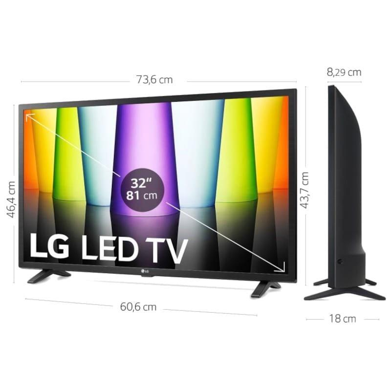 LG 32LQ630B6LA 32 HD Smart TV Wifi Negro - Televisor - Dimensiones