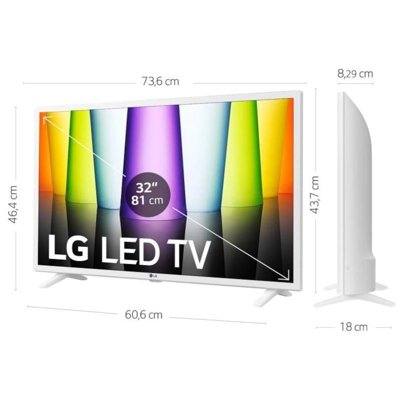 LG 32LQ63806LC 32 FullHD Smart TV Wifi Blanco - Televisor - Dimensiones