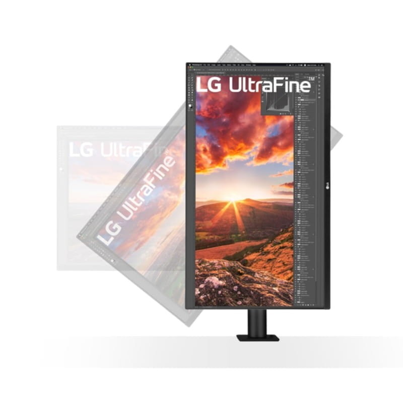 Monitor LG 32UN880K 32 4K Ultra HD IPS Negro con soporte ergonómico ajustable