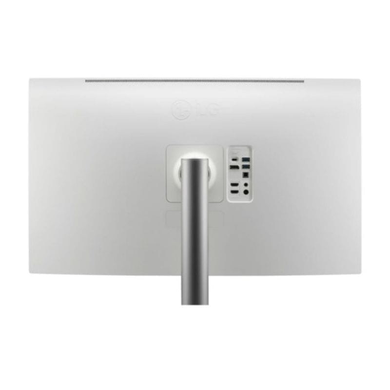 Detalle de puertos y conexiones del Monitor LG 32UQ850V-W 31.5 4K Ultra HD IPS Blanco