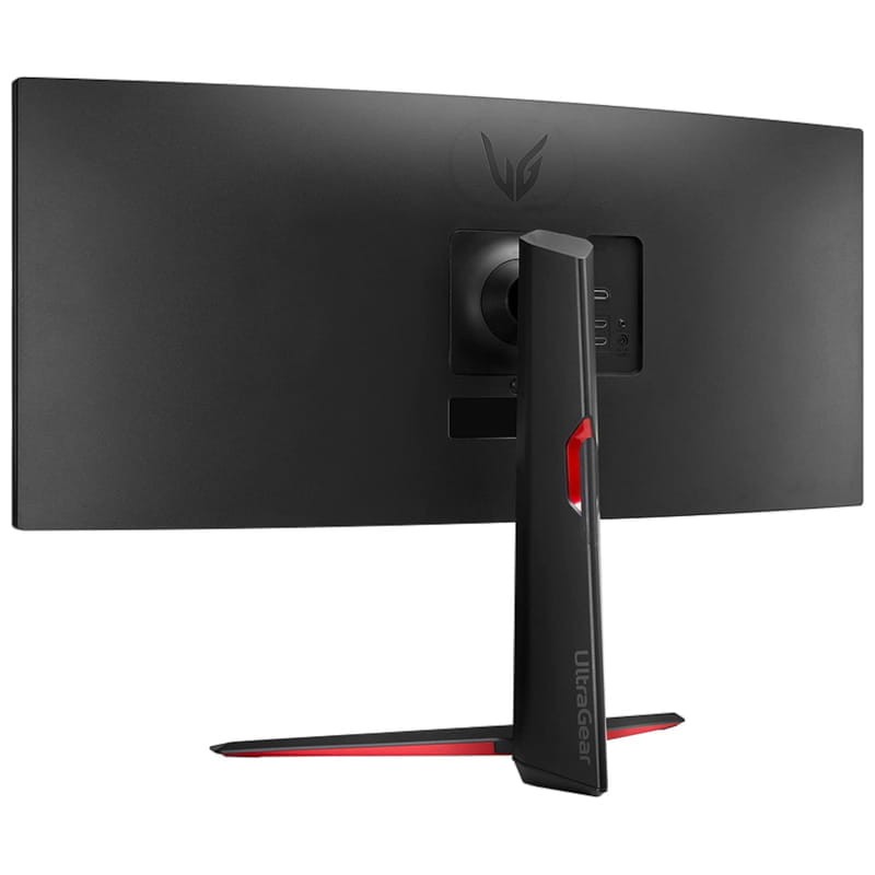 LG 34GP63AP-B LED 34 Quad HD VA Noir, Rouge - Moniteur PC Vue arrière côté droit