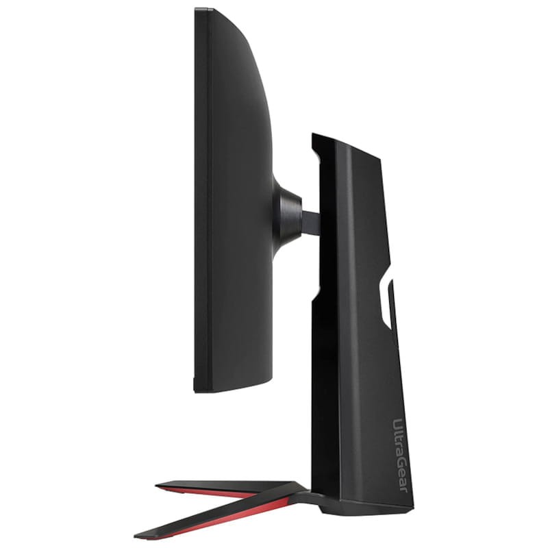 LG 34GP63AP-B LED 34 Quad HD VA Noir, Rouge - Écran PC Vue latérale