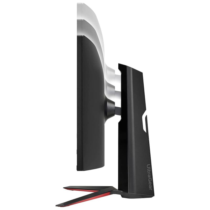 LG 34GP63AP-B LED 34 Quad HD VA Noir, Rouge - Moniteur PC Vue latérale réglable en hauteur