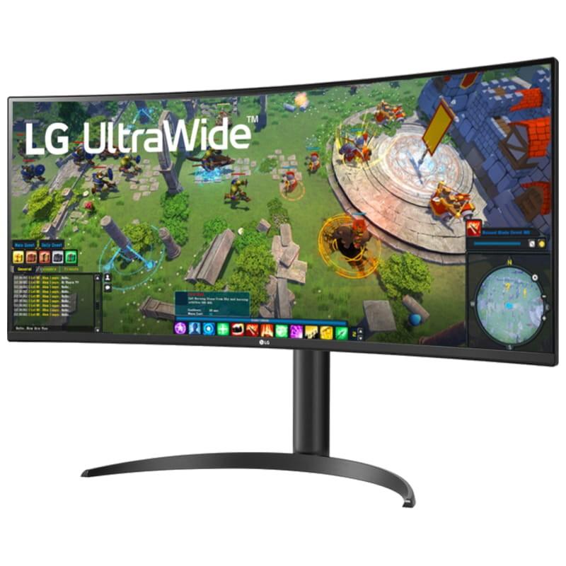 LG 34WP65CP-B.AEU 34 VA UltraWide Quad HD Curved FreeSync Premium Noir - Moniteur PC vue avant gauche