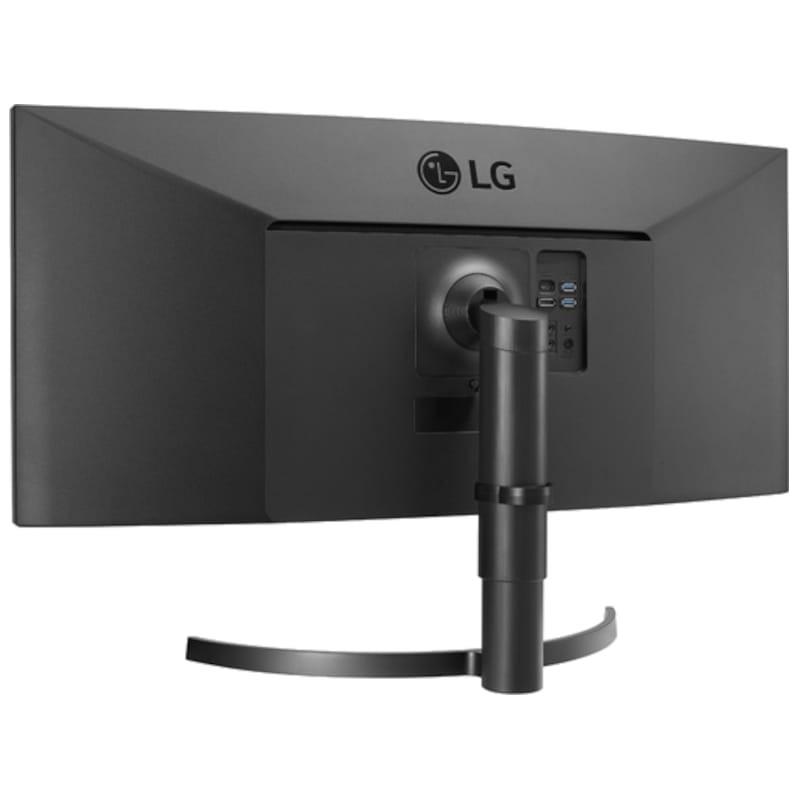 LG 35WN75CP-B 35 UltraWide Quad HD VA LED FreeSync Noir - Moniteur PC vue arrière gauche