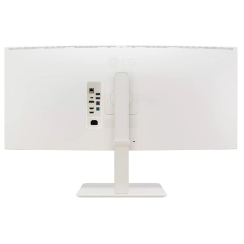 LG 38WR85QC-W 38 4K Ultra HD IPS Curvo UltraWide 144 Hz G-Sync Branco - Monitor PC traseiro Branco