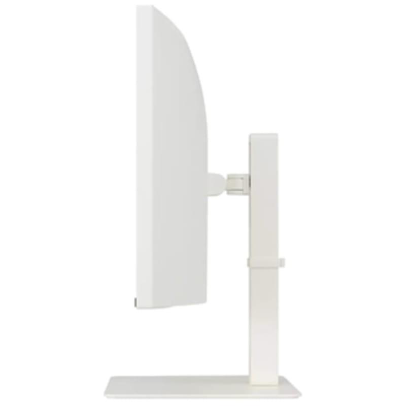 LG 38WR85QC-W 38 4K Ultra HD IPS Curvo UltraWide 144 Hz G-Sync Branco - Monitor PC Lado Esquerdo