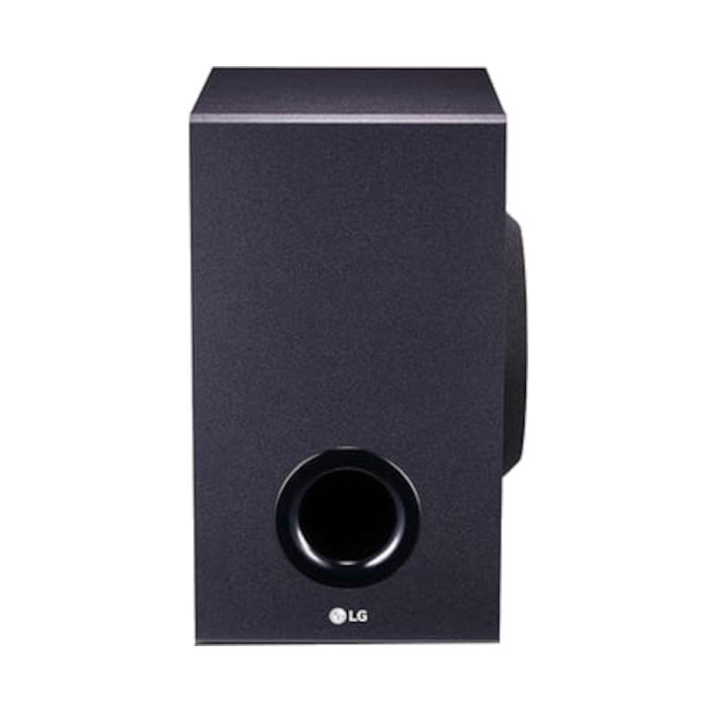 LG SQC1 2.1 300W  vista frontal del subwoofer