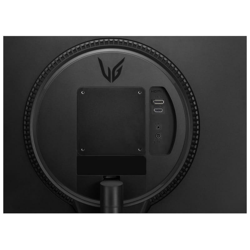 LG UltraGear 24GS60F 24 Full HD IPS AMD FreeSync Noir - Connexions arrière du moniteur PC