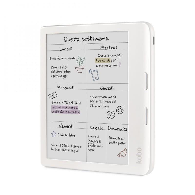 Kobo Libra Colour 32 GB Wifi Blanco - Lector de libros electrónicos imagen de la pantalla