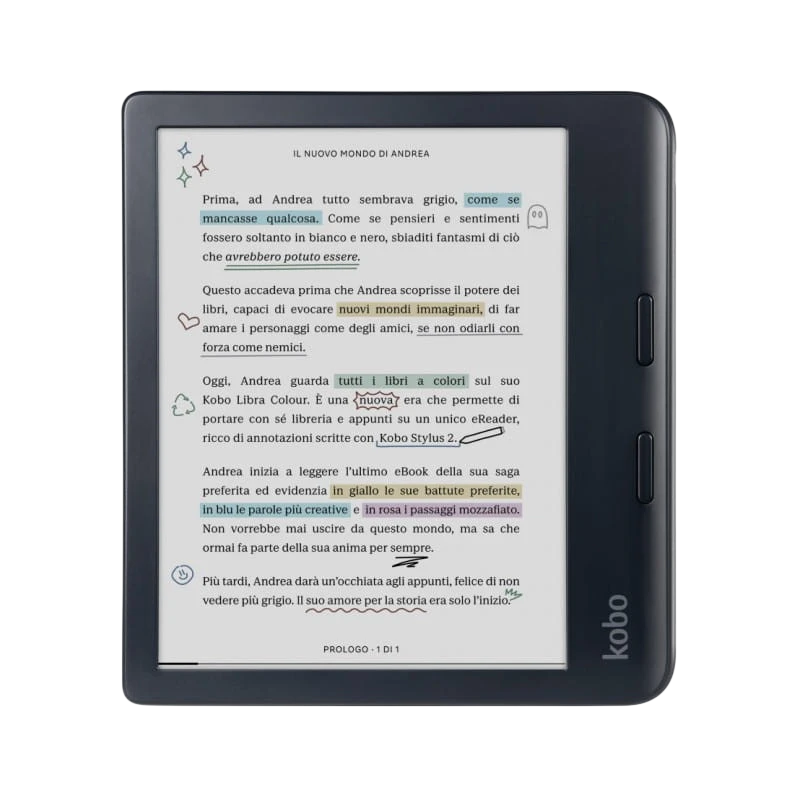 Kobo Libra Colour 32 GB Wifi Negro - Lector de libros electrónicos