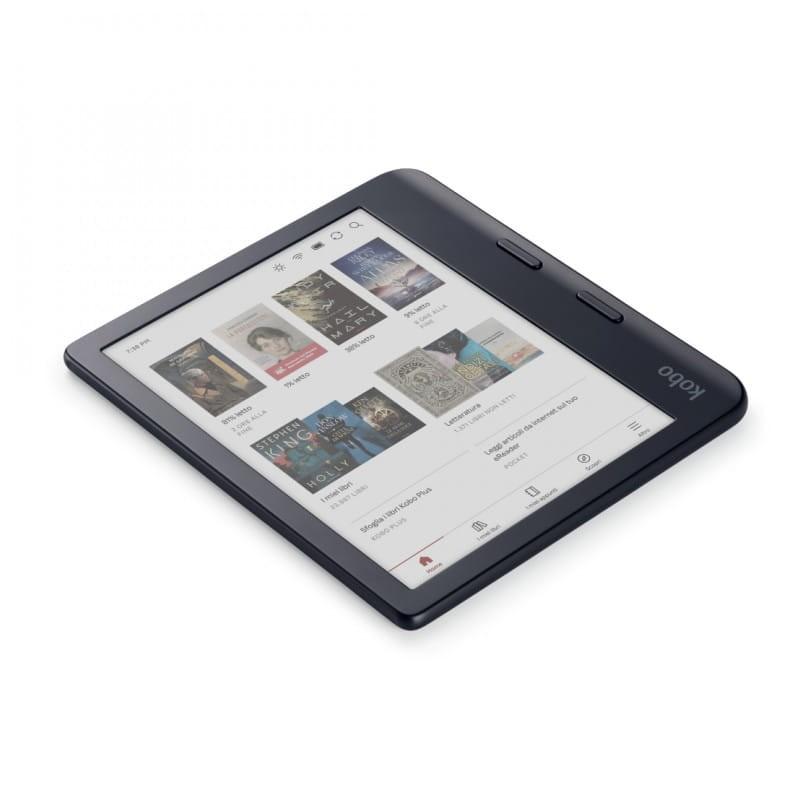 Kobo Libra Colour 32 GB Wifi Preto - Leitor de livros electrónicos com imagem deitada