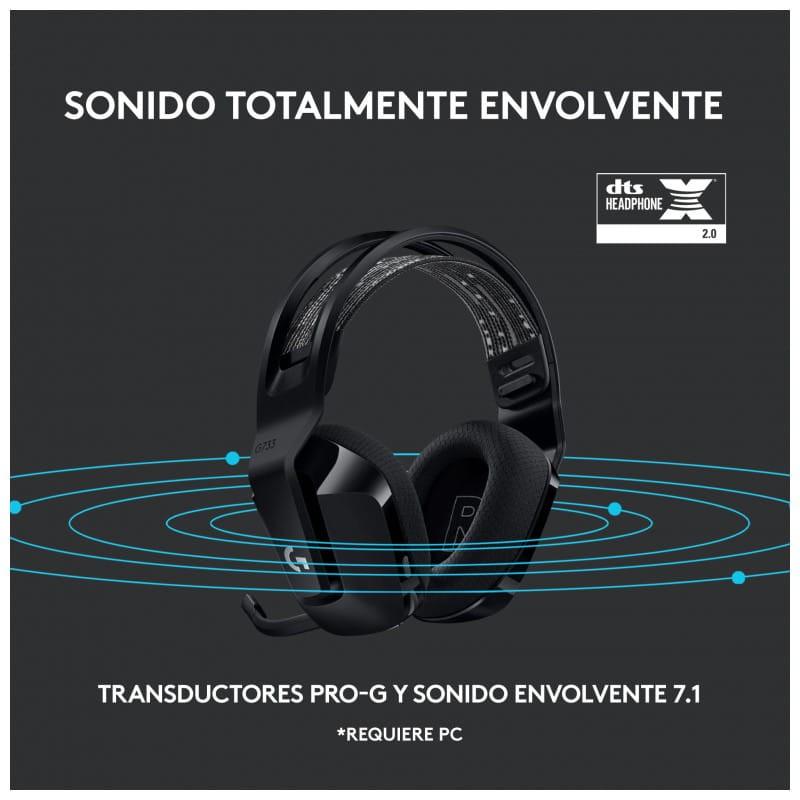 Logitech G G733 Black - Casque sans fil Headset Surround Sound