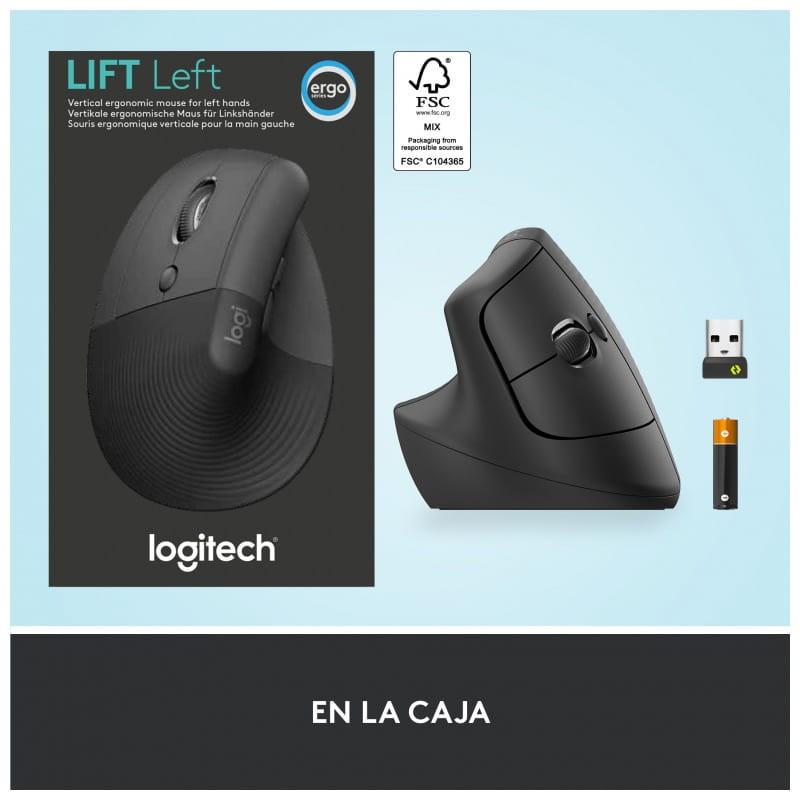 Logitech Lif RF Wireless + Bluetooth - Ratón inalámbrico en la caja