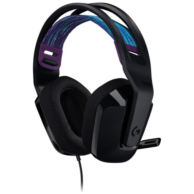 Logitech G G335 - Casque Gaming Avant Noir