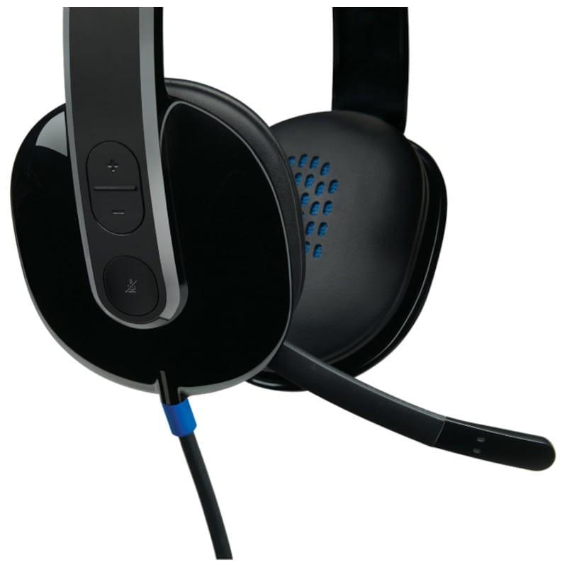 Logitech H540 - Casque avec détail de microphone