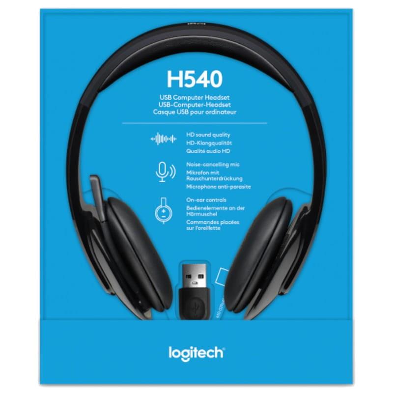 Logitech H540 - Casque avec contenu microphone