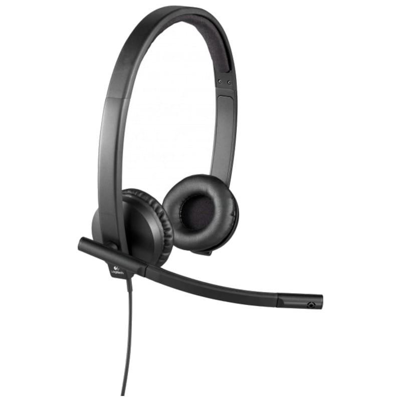 Logitech H570e - Casque avec microphone profil gauche