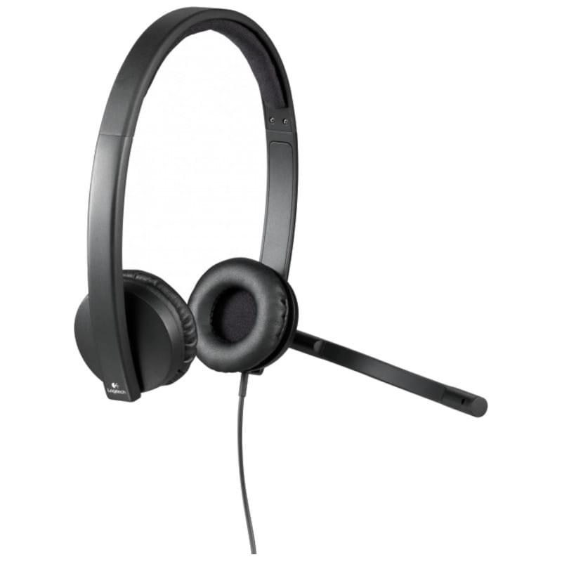 Logitech H570e - Casque avec microphone profil droit