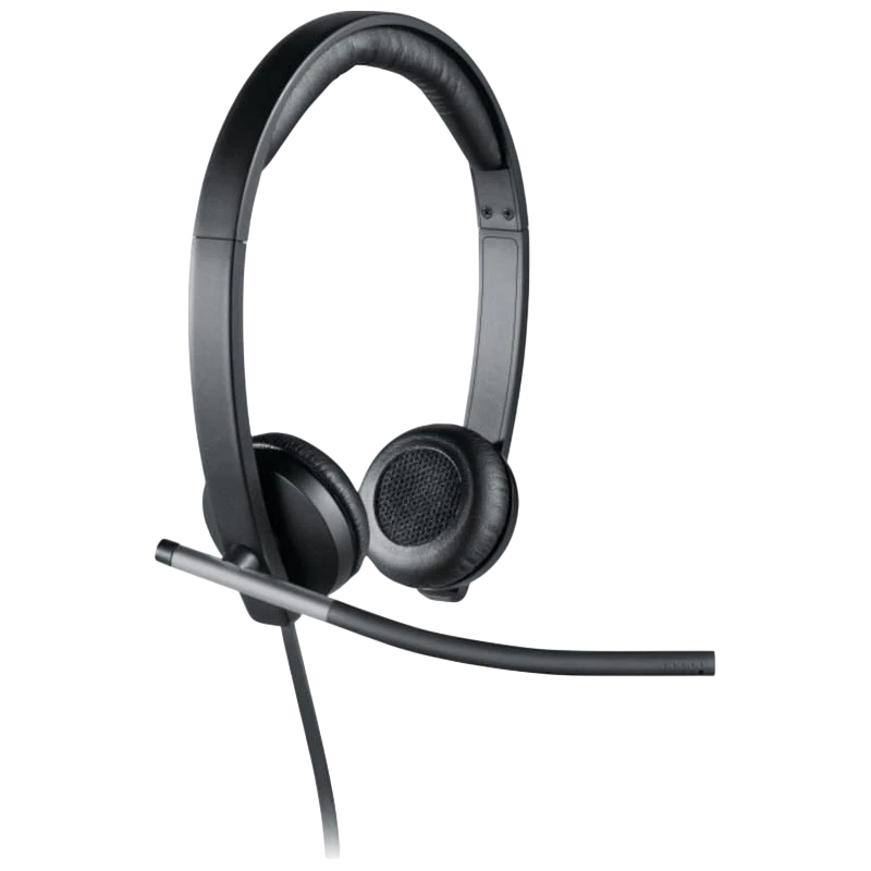 Logitech H650e - Casque avec Microphone Noir/Argent