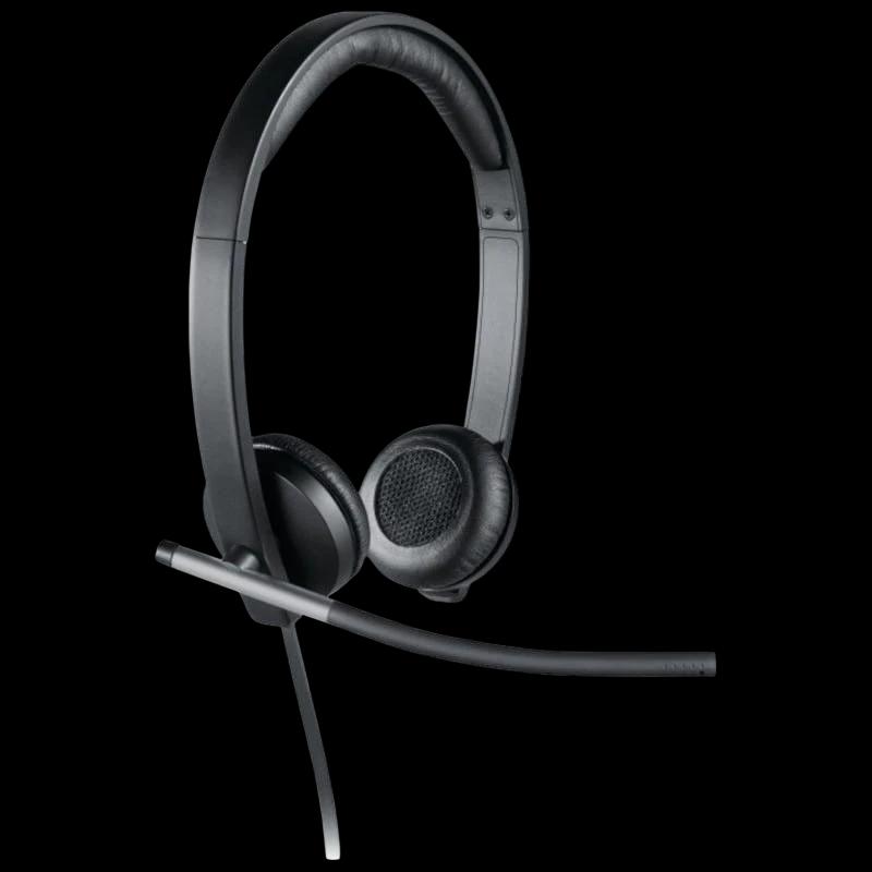 Logitech H650e - Casque avec Microphone Noir/Argent