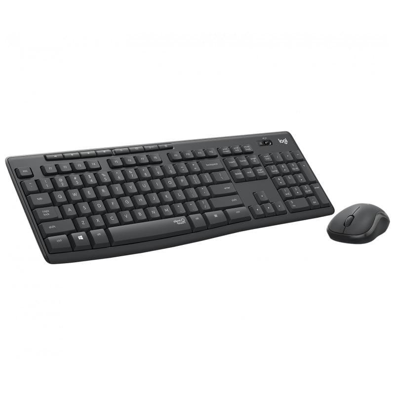 Logitech MK295 Silent Wireless Wireless Clavier + Souris Noir