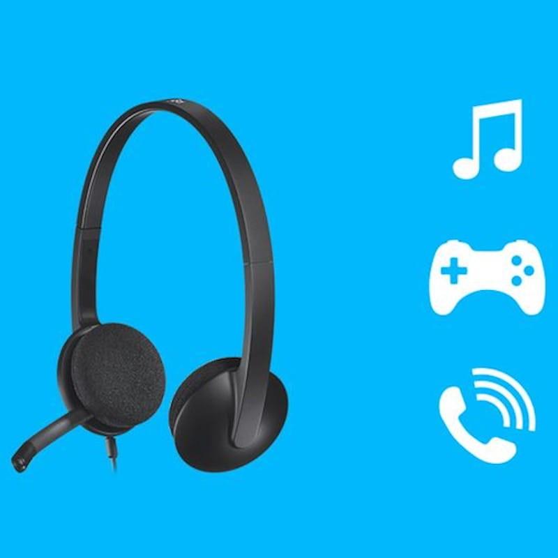 Logitech H340 Casque avec microphone - Musique