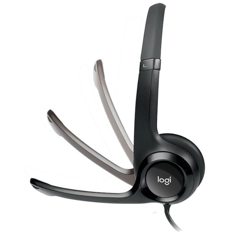 Logitech H390 USB Casque avec microphone - Côté